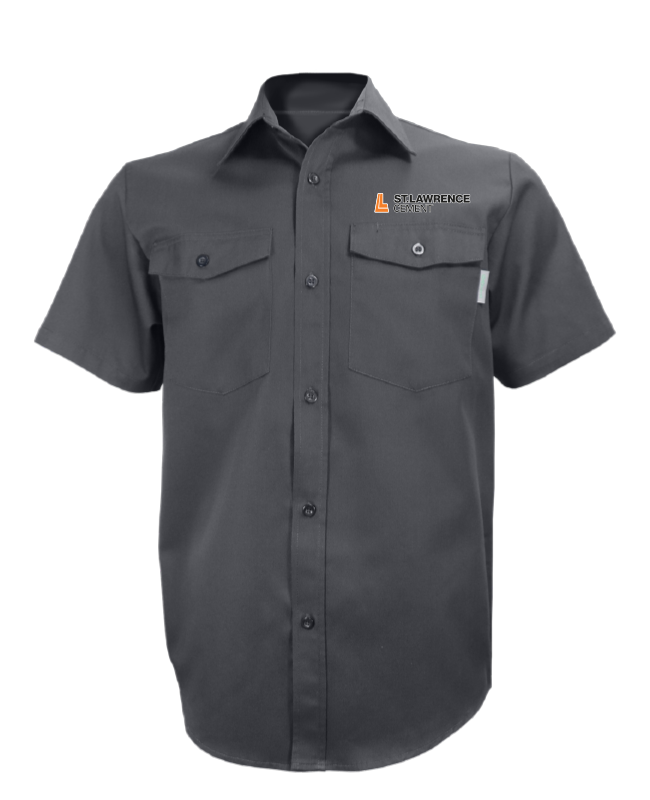ST.LAWRENCE CEMENT - 650 Chemise de travail m.c. homme - BR. 14244 (AVG)