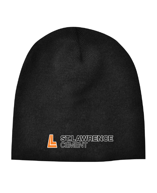 ST.LAWRENCE CEMENT - 825 Tuque classique noire - BR. 14244 (AV)