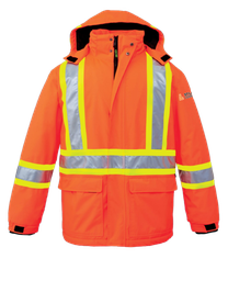 ST.LAWRENCE CEMENT - L01250 Parka isolé haute visibilité homme - BR. 14244 (MG)