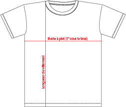 Charte de grandeur S05960 - VIERGE